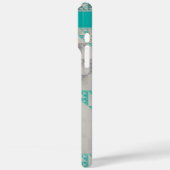 幾何学模様とモノグラカスタムム Case-Mate iPhoneケース (裏面 / 左)