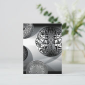 幾何学模様と建築模様 ポストカード (スタンド正面)