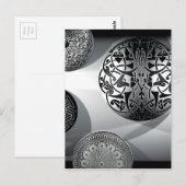 幾何学模様と建築模様 ポストカード (正面/裏面)