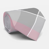 幾何学模様のカラーブロック ネクタイ (ロール)