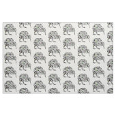 幾何学模様のキウイ ファブリック (ファットクウォーター)