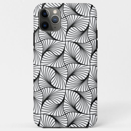 幾何学模様のスワール柄のスマホケース Case-Mate iPhoneケース (裏面)