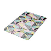 幾何学模様のバスマット バスマット (アングル)