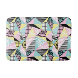 幾何学模様のバスマット バスマット