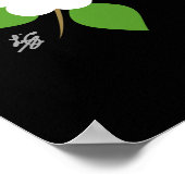 幾何学模様のバードアート ポスター (角)