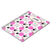 幾何学模様のパワーガール ノートブック (左側)