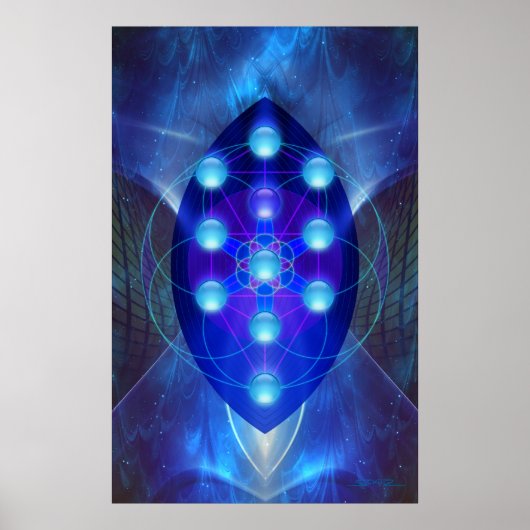 幾何学模様のポスター ポスター (正面)