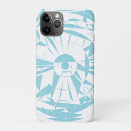 幾何学模様のマンダラ iPhone 11 PROケース