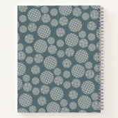 幾何学模様の円ノートブック ノートブック (裏面)