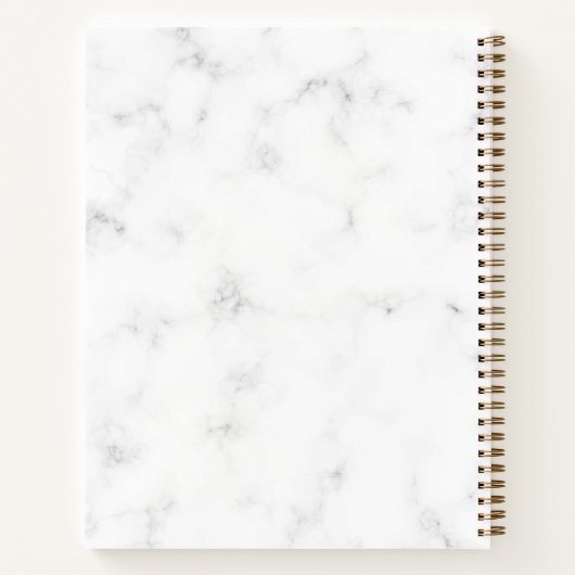 幾何学模様の印刷された金ゴールドパーソナライズされた蝶 ノートブック (裏面)