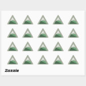 幾何学模様の山のアートシール 三角形シール (シート)