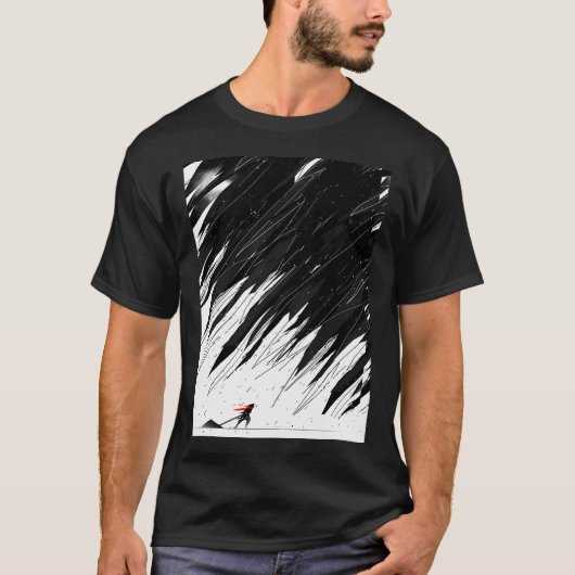 幾何学模様の嵐 Tシャツ (正面)