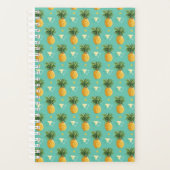 幾何学模様の明るいパイナップル プランナー手帳 (正面)