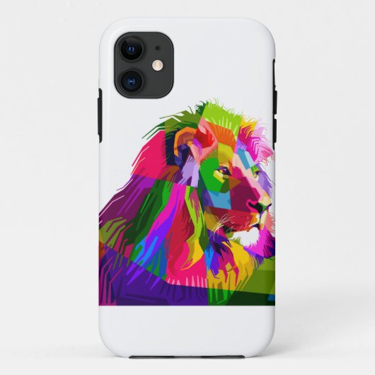 幾何学模様の獅子頭 Case-Mate iPhoneケース (裏面)