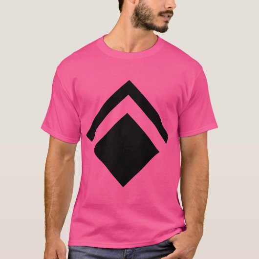 幾何学模様の矢印 01 Tシャツ (正面)