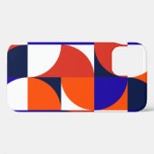 幾何学模様の背景。モダンと鮮やかcom Case-Mate iPhoneケース (裏面 (横))