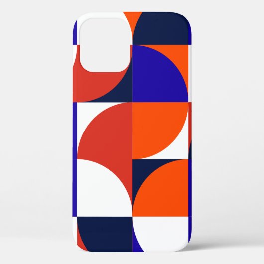 幾何学模様の背景。モダンと鮮やかcom Case-Mate iPhoneケース (裏面)