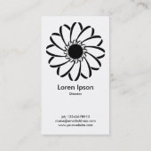 幾何学模様の花01 名刺 (裏面)