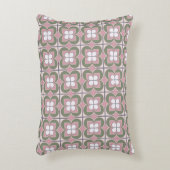 幾何学模様の花 アクセントクッション (正面(垂直))