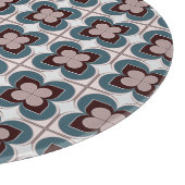 幾何学模様の花 カッティングボード (角)