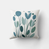 幾何学模様の花 クッション (裏面)