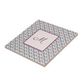 幾何学模様の花 タイル (側面)