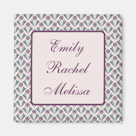 幾何学模様の花 マグネット