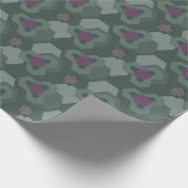 幾何学模様の花 ラッピングペーパー (角)