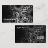 幾何学模様の花 名刺 (正面/裏面)