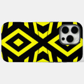 幾何学模様の蜂のiPhoneケース Case-Mate iPhoneケース (裏面 (横))
