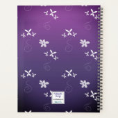 幾何学模様の蝶 プランナー手帳 (裏面)