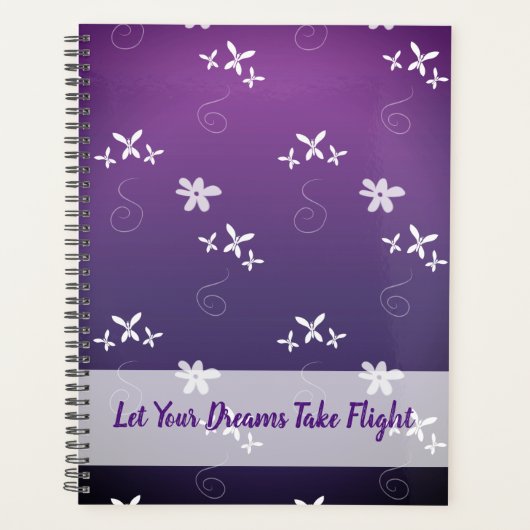 幾何学模様の蝶 プランナー手帳 (正面)