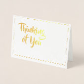 幾何学模様の蝶 箔カード (正面)