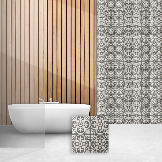 幾何学模様の装飾クローバー タイル