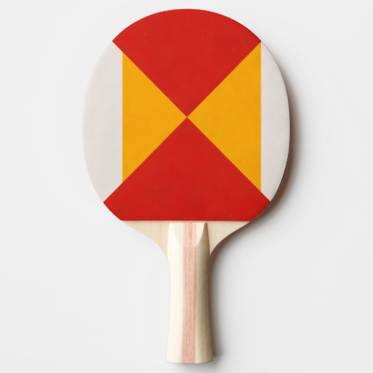 幾何学模様の装飾 卓球ラケット (正面)