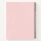 幾何学模様の象の頭 ノートブック (裏面)