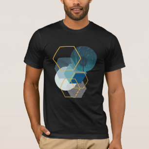 幾何学模様のTシャツ Tシャツ
