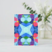 幾何学模様はがき ポストカード (スタンド正面)