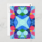幾何学模様はがき ポストカード (正面/裏面)
