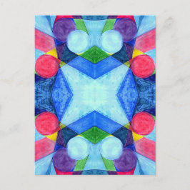 幾何学模様はがき ポストカード