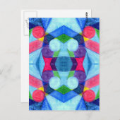 幾何学模様はがき ポストカード (正面/裏面)