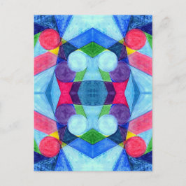 幾何学模様はがき ポストカード