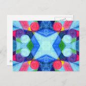 幾何学模様はがき ポストカード (正面/裏面)