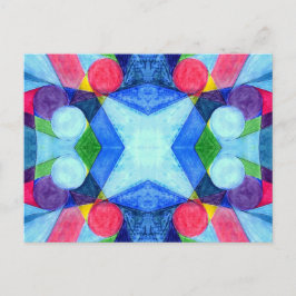 幾何学模様はがき ポストカード