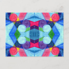 幾何学模様はがき ポストカード