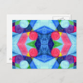 幾何学模様はがき ポストカード (正面/裏面)