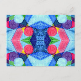 幾何学模様はがき ポストカード