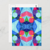 幾何学模様はがき ポストカード (正面/裏面)