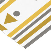 幾何学模様を持つショートテーブルランナー ショートテーブルランナー (コーナー)