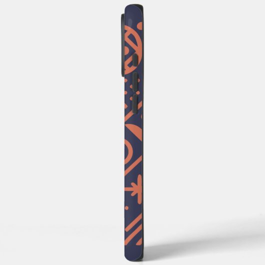 幾何学模様を持つ抽象デザイン Case-Mate iPhoneケース (裏面 / 左)